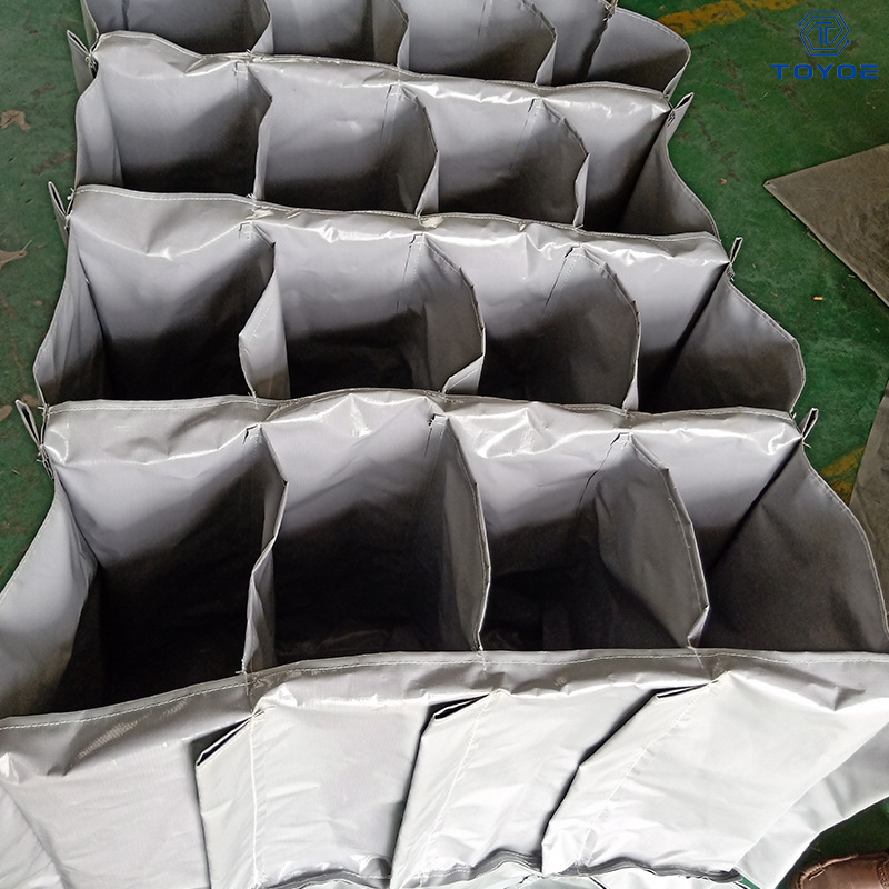 Récipient d'emballage de sac en tissu blanc blanc