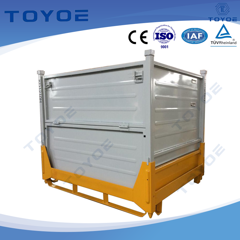 Les boîtes en métal à roues verrouillables rationalisent le chiffre d'affaires de la logistique. 