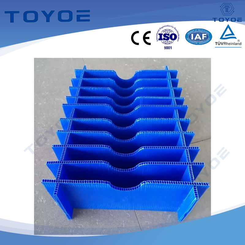 Panneaux creux en plastique colorés polyvalents, conception légère