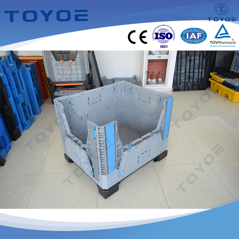 Conteneurs HDPE multi-usages durables, conformes aux normes de l'UE