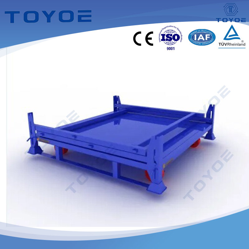 Rack automatique compacte compactable empilable avec base / roues réglables.