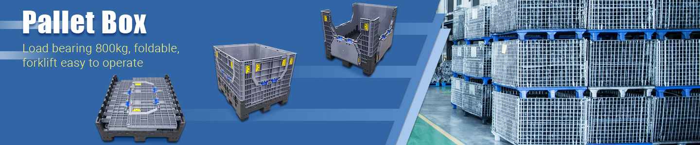 Caisse-palette pliante en plastique