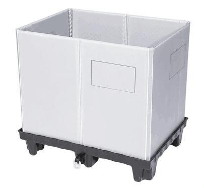Boîte de palette personnalisée durable avec protection de coin améliorée