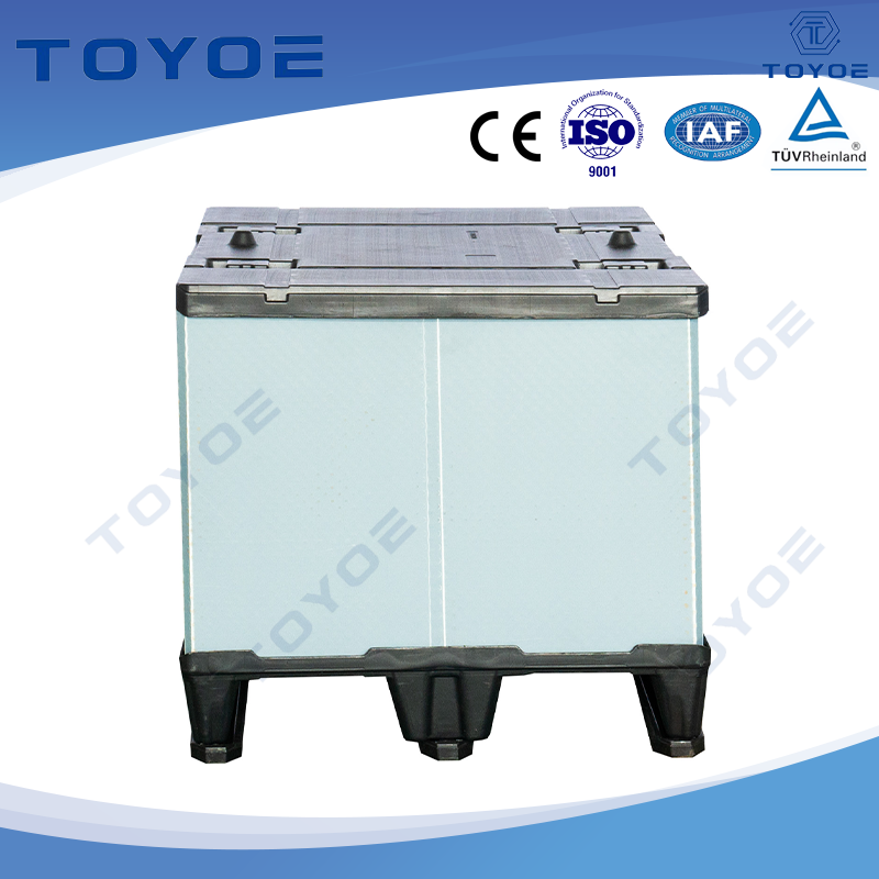 Boîte à palette niditable légère, dimensions personnalisables, conception d'économie d'espace