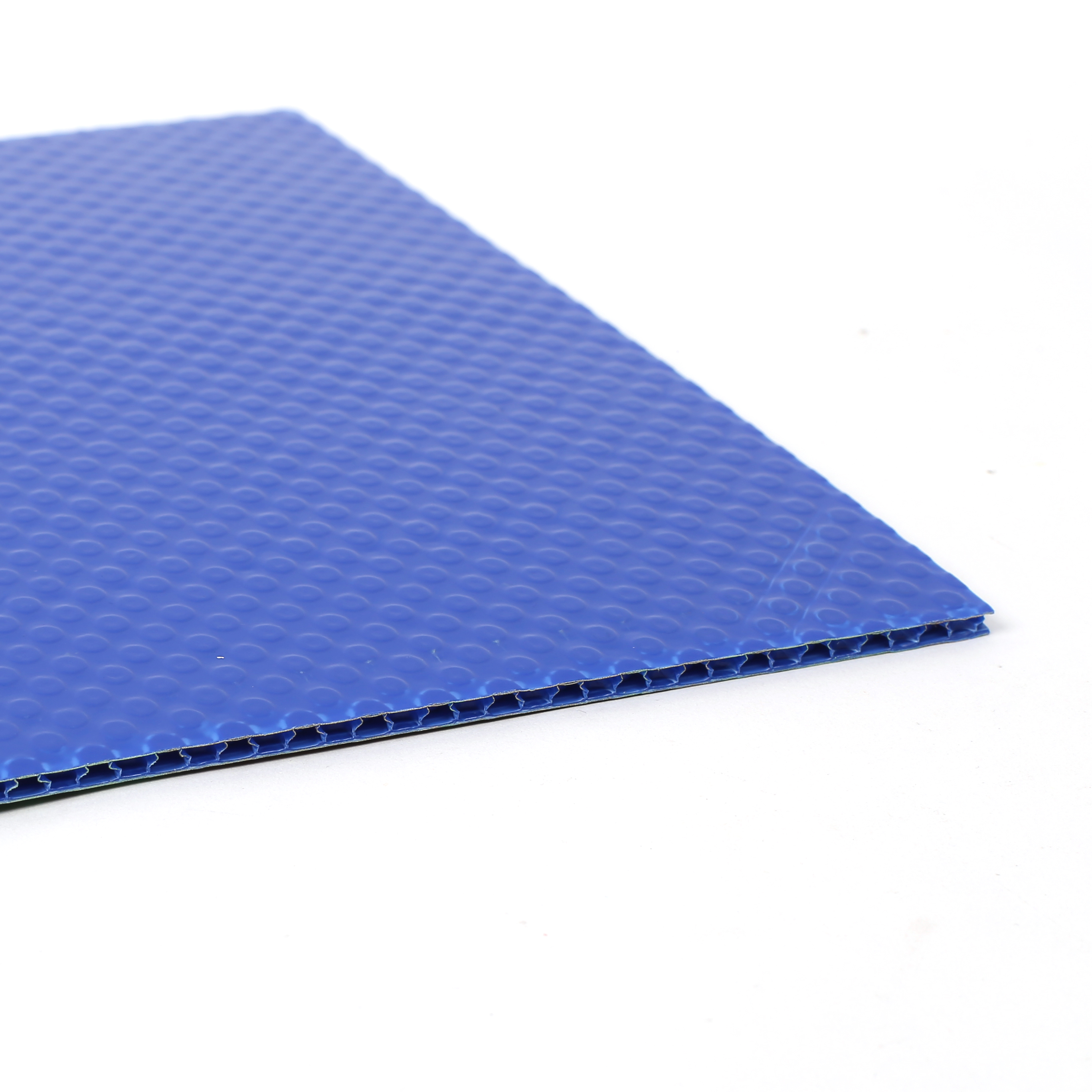 Panneau nid d'abeille bleu