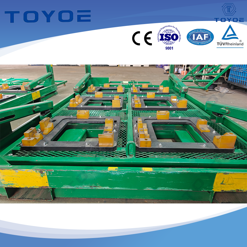 Racks à cadre en acier: simplicité lourde pour le transport automobile des pneus.