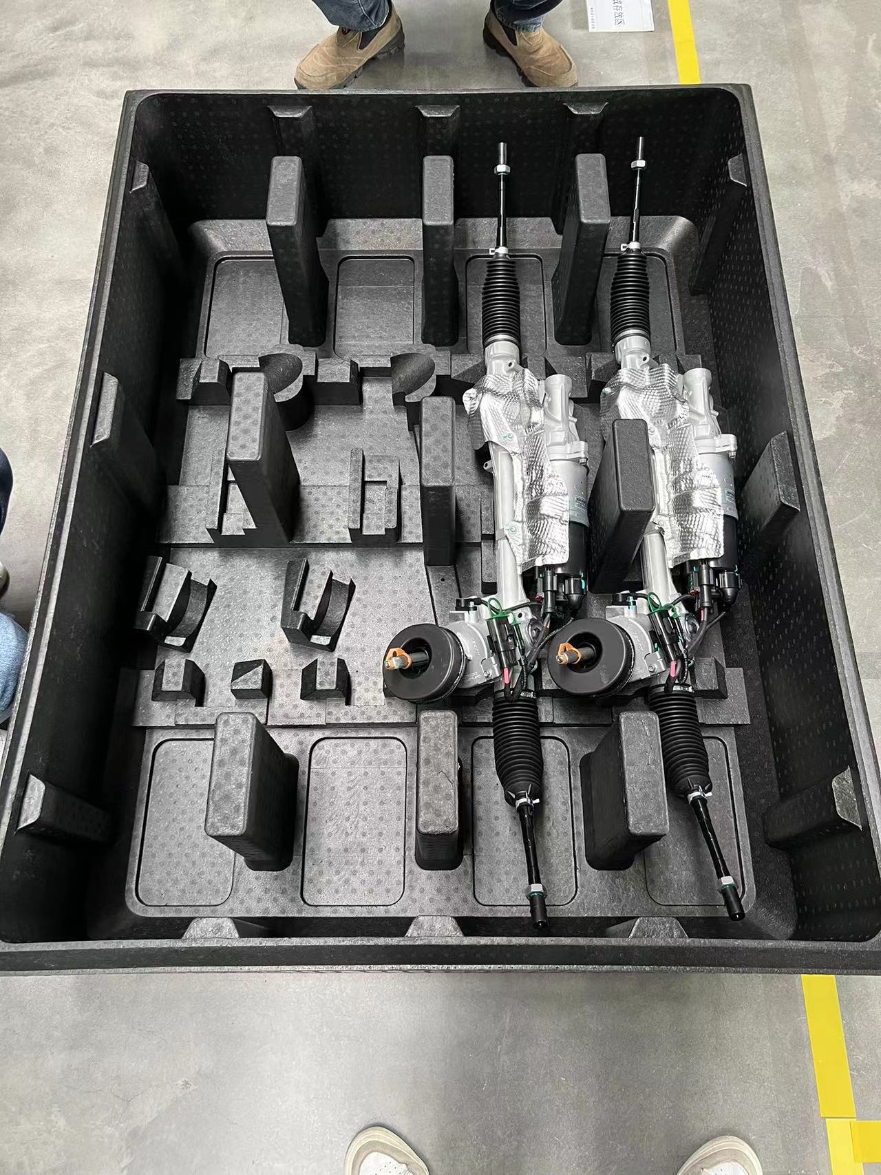 Emballage EPP pour amortisseurs automobiles