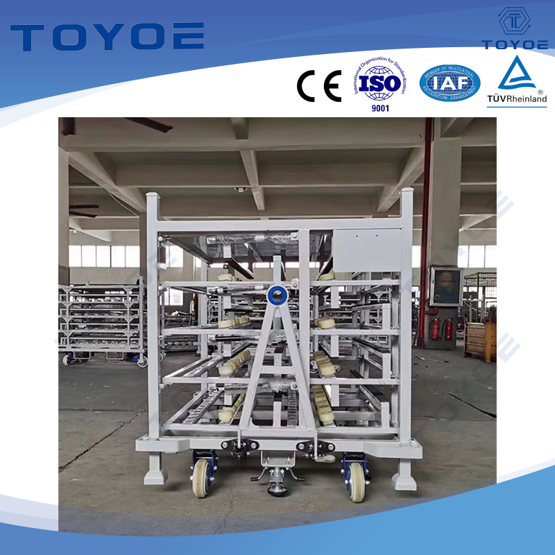 Racks de matériaux conformes à l'UE de taille personnalisée avec doublure en mousse protectrice.