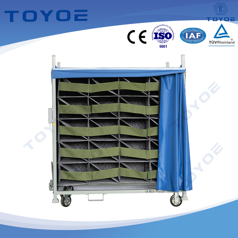 Les racks polyvalents stockent diverses pièces automobiles, assurant la sécurité des transports.