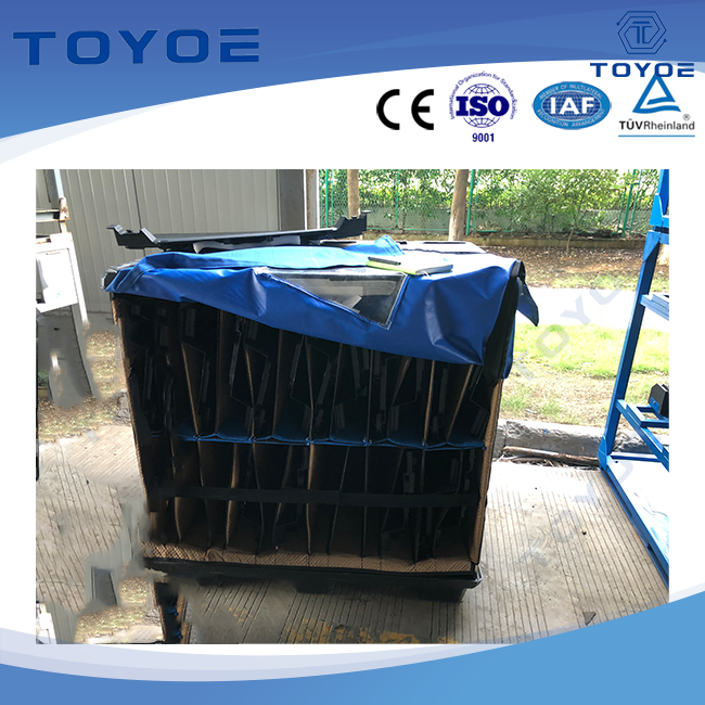 Récipient de palette en plastique durable, doublures personnalisables incluses