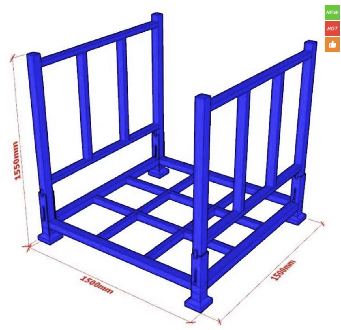 conteneur de vrac pliable