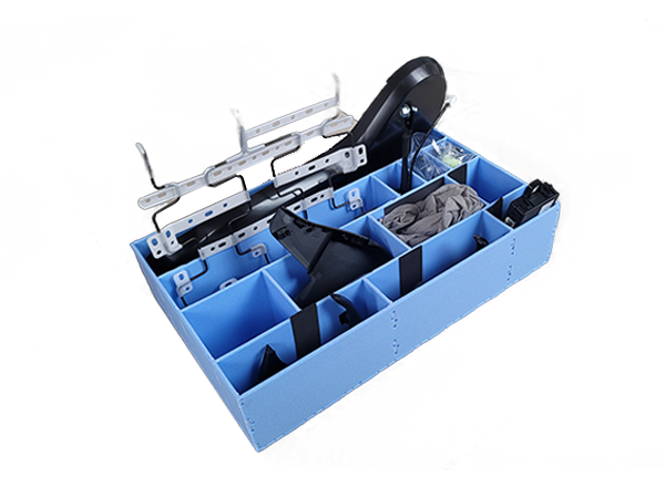 Emballage de pi&egrave;ces automobiles